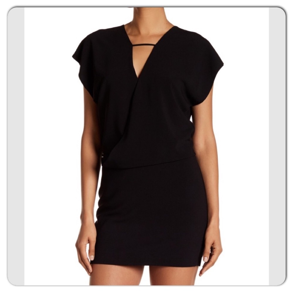 Halston Heritage Black Mini Dress